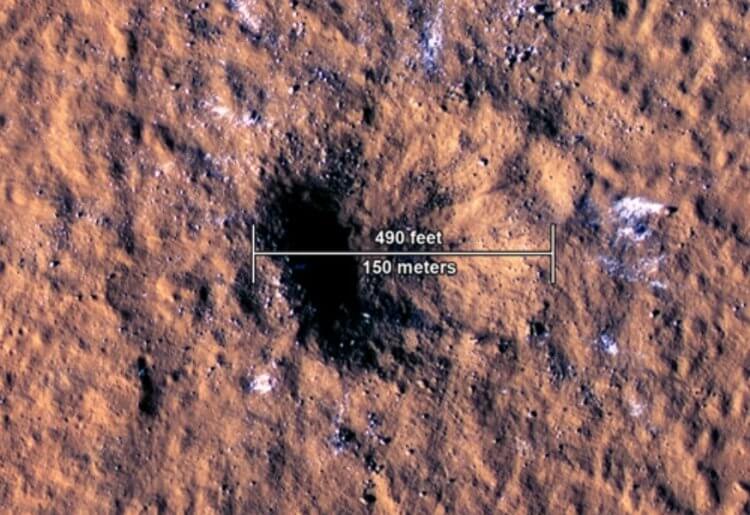 Упавший на Марс метеорит вызвал сильное землетрясение